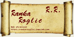 Ranka Roglić vizit kartica